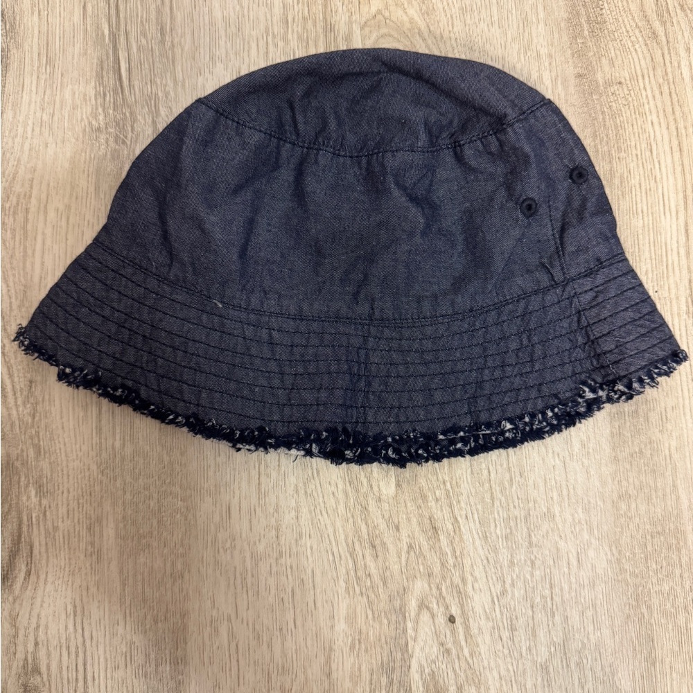 Kids Navy Blue Bucket Hat